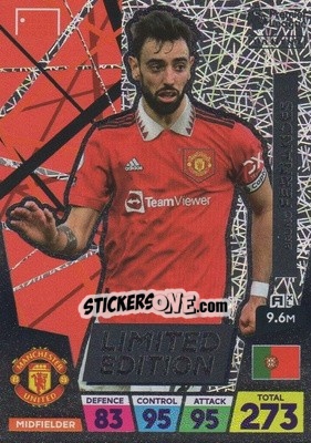 Sticker Bruno Fernandes - English Premier League 2022-2023. Adrenalyn XL n. LE-BF - Panini