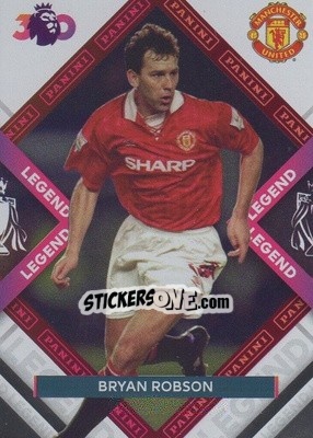 Sticker Bryan Robson - English Premier League 2022-2023. Adrenalyn XL n. LEG-BR - Panini