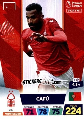 Cromo Cafú - English Premier League 2022-2023. Adrenalyn XL - Panini