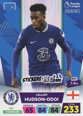 Sticker Callum Hudson-Odoi - English Premier League 2022-2023. Adrenalyn XL n. 116 - Panini
