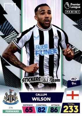 Sticker Callum Wilson - English Premier League 2022-2023. Adrenalyn XL - Panini