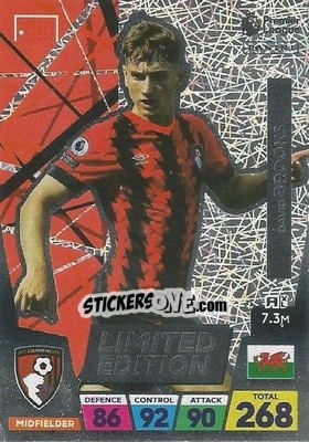 Sticker David Brooks - English Premier League 2022-2023. Adrenalyn XL n. LE-DB - Panini