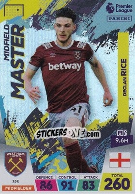 Sticker Declan Rice - English Premier League 2022-2023. Adrenalyn XL - Panini