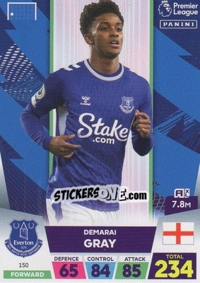 Cromo Demarai Gray - English Premier League 2022-2023. Adrenalyn XL - Panini