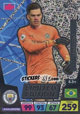 Sticker Ederson - English Premier League 2022-2023. Adrenalyn XL n. LE-E - Panini