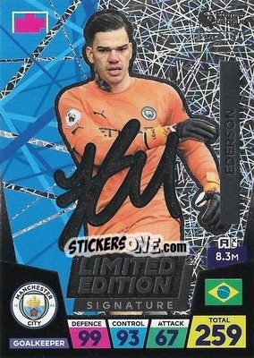 Figurina Ederson - English Premier League 2022-2023. Adrenalyn XL - Panini