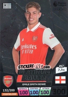 Sticker Emile Smith Rowe - English Premier League 2022-2023. Adrenalyn XL n. P1 - Panini