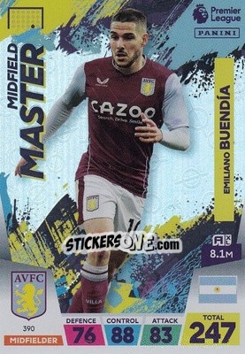 Sticker Emiliano Buendía - English Premier League 2022-2023. Adrenalyn XL n. 390 - Panini