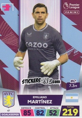 Sticker Emiliano Martínez - English Premier League 2022-2023. Adrenalyn XL - Panini