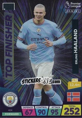 Sticker Erling Haaland - English Premier League 2022-2023. Adrenalyn XL n. 424 - Panini