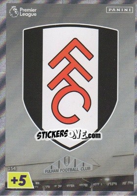 Cromo Fulham Crest - English Premier League 2022-2023. Adrenalyn XL - Panini