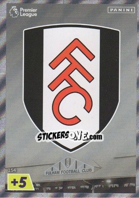 Sticker Fulham Crest - English Premier League 2022-2023. Adrenalyn XL n. 154 - Panini