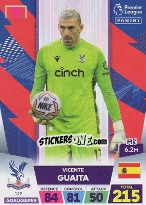 Sticker Guaita - English Premier League 2022-2023. Adrenalyn XL - Panini