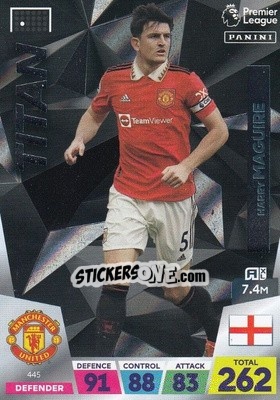 Sticker Harry McGuire - English Premier League 2022-2023. Adrenalyn XL n. 445 - Panini