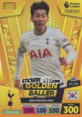 Sticker Heung-Min Son - English Premier League 2022-2023. Adrenalyn XL n. 8 - Panini