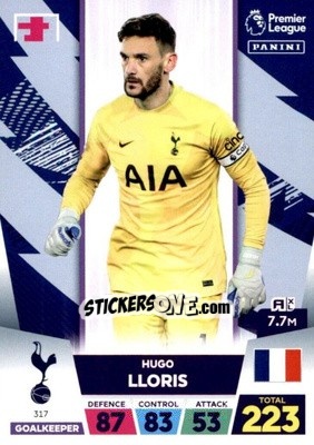 Sticker Hugo Lloris - English Premier League 2022-2023. Adrenalyn XL - Panini