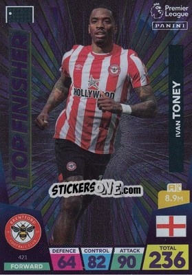 Sticker Ivan Toney - English Premier League 2022-2023. Adrenalyn XL n. 421 - Panini