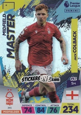 Sticker Jack Colback - English Premier League 2022-2023. Adrenalyn XL n. 393 - Panini
