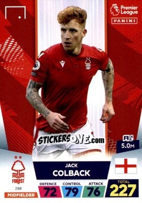 Cromo Jack Colback - English Premier League 2022-2023. Adrenalyn XL - Panini