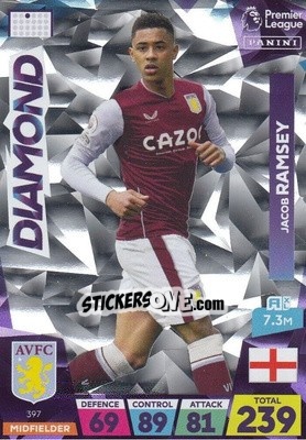 Figurina Jacob Ramsey - English Premier League 2022-2023. Adrenalyn XL - Panini