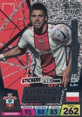 Sticker Jan Bednarek - English Premier League 2022-2023. Adrenalyn XL - Panini