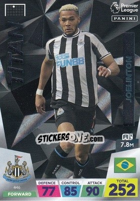 Sticker Joelinton - English Premier League 2022-2023. Adrenalyn XL n. 446 - Panini