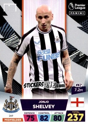 Sticker Jonjo Shelvey - English Premier League 2022-2023. Adrenalyn XL - Panini