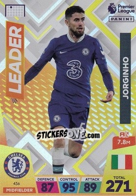 Sticker Jorginho - English Premier League 2022-2023. Adrenalyn XL n. 436 - Panini