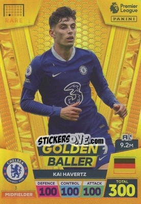 Sticker Kai Havertz - English Premier League 2022-2023. Adrenalyn XL n. 3 - Panini