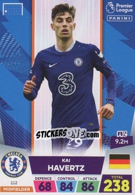 Sticker Kai Havertz - English Premier League 2022-2023. Adrenalyn XL n. 112 - Panini