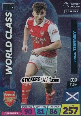 Sticker Kieran Tierney - English Premier League 2022-2023. Adrenalyn XL n. 452 - Panini