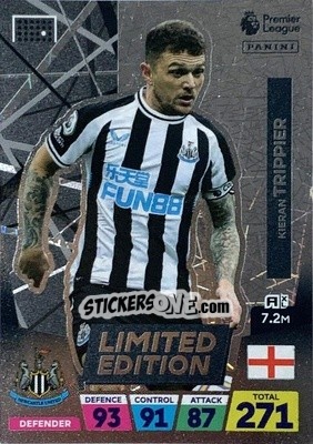 Sticker Kieran Trippier - English Premier League 2022-2023. Adrenalyn XL - Panini