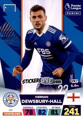 Cromo Kiernan Dewsbury-Hall - English Premier League 2022-2023. Adrenalyn XL - Panini