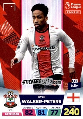 Figurina Kyle Walker-Peters - English Premier League 2022-2023. Adrenalyn XL - Panini