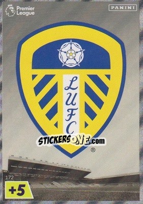 Cromo Leeds United Crest - English Premier League 2022-2023. Adrenalyn XL - Panini