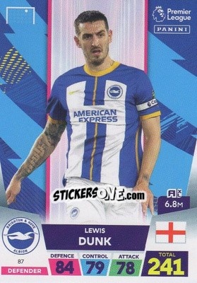 Sticker Lewis Dunk - English Premier League 2022-2023. Adrenalyn XL - Panini