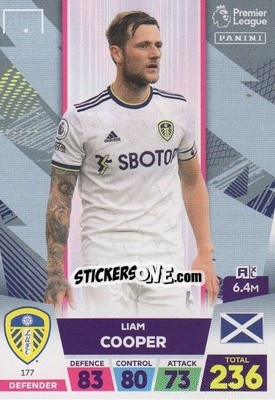 Figurina Liam Cooper - English Premier League 2022-2023. Adrenalyn XL n. 177 - Panini