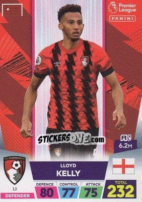 Sticker Lloyd Kelly - English Premier League 2022-2023. Adrenalyn XL n. 12 - Panini