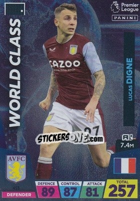 Sticker Lucas Digne - English Premier League 2022-2023. Adrenalyn XL - Panini