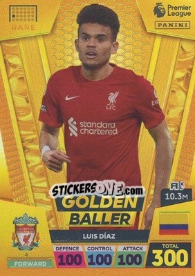 Sticker Luis Díaz - English Premier League 2022-2023. Adrenalyn XL - Panini