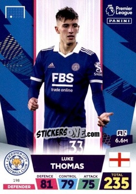 Cromo Luke Thomas - English Premier League 2022-2023. Adrenalyn XL - Panini