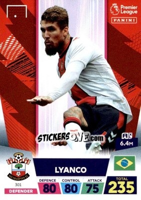 Sticker Lyanco - English Premier League 2022-2023. Adrenalyn XL n. 301 - Panini