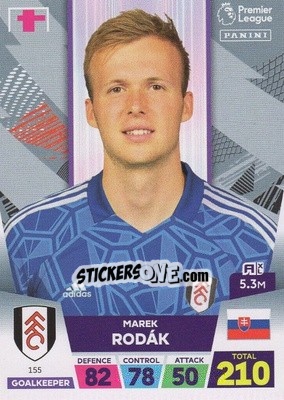 Sticker Marek Rodák - English Premier League 2022-2023. Adrenalyn XL - Panini