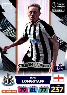 Sticker Matty Longstaff - English Premier League 2022-2023. Adrenalyn XL - Panini
