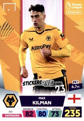 Cromo Max Kilman - English Premier League 2022-2023. Adrenalyn XL - Panini