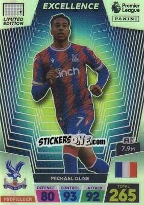 Sticker Michael Olise - English Premier League 2022-2023. Adrenalyn XL n. E-MO - Panini