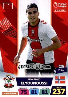 Sticker Mohamed Elyounoussi - English Premier League 2022-2023. Adrenalyn XL - Panini