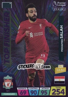 Cromo Mohamed Salah - English Premier League 2022-2023. Adrenalyn XL - Panini