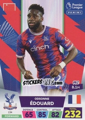 Cromo Odsonne Édouard - English Premier League 2022-2023. Adrenalyn XL - Panini