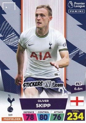 Sticker Oliver Skipp - English Premier League 2022-2023. Adrenalyn XL - Panini